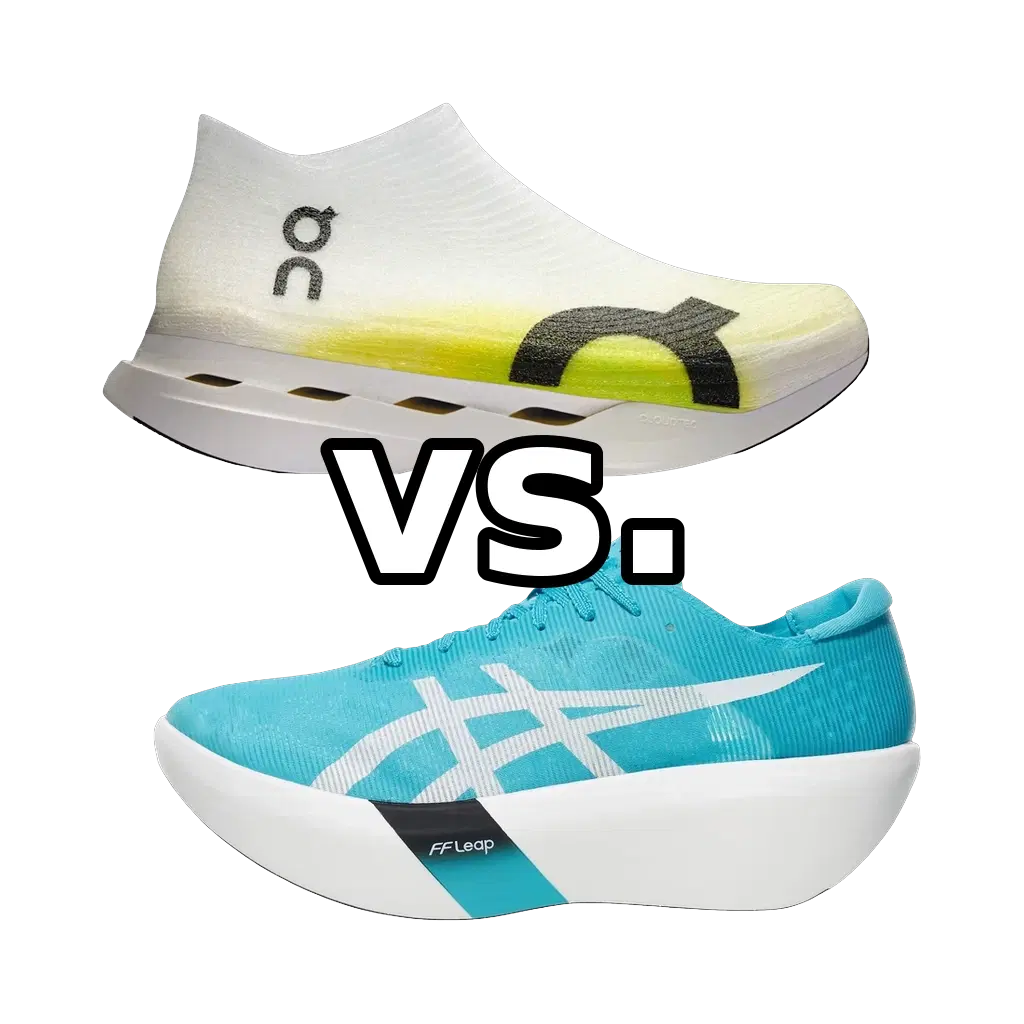 On Cloudboom Strike LS vs Asics Metaspeed Ray