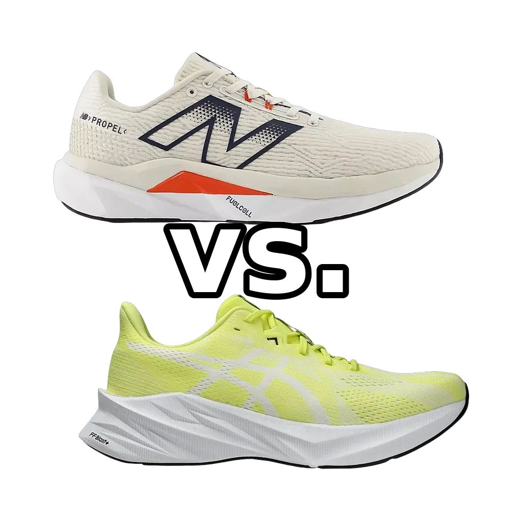 New Balance FuelCell Propel v5 vs Asics Dynablast 5